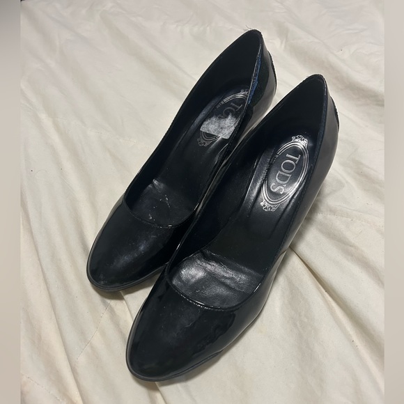 Patent leather wedges. - Picture 3 of 4